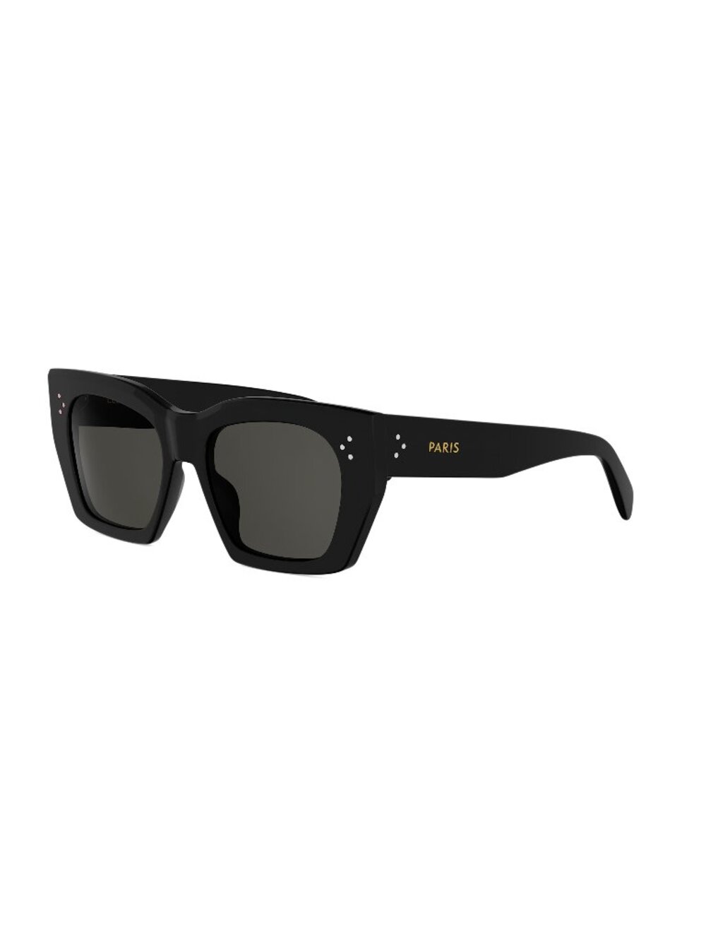 New CELINE Women's Sunglasses Acetate Frame 3 DOTS CL40342I 01A 53 Black Square